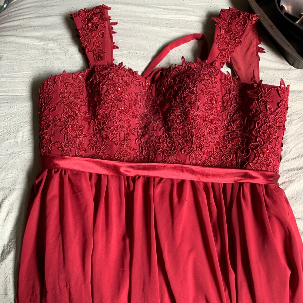RED FORMAL DRESS
